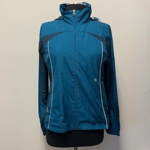 Aerie Fit Blue Windbreaker Jacket
